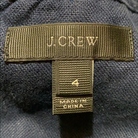 J Crew Navy Swish Skirt Size 4 - Picture 4 of 5